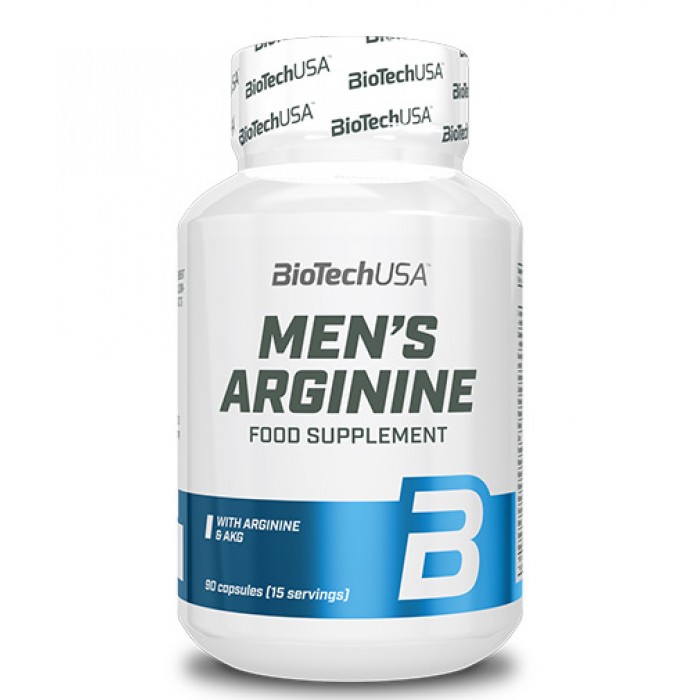 BIOTECH USA Men's Arginine / 90 Tabs.